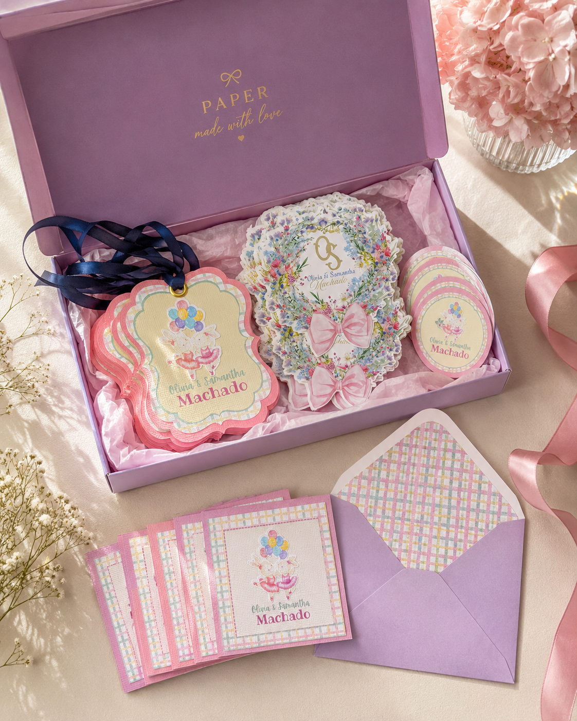 Personalized Kids Stationery Gift Set