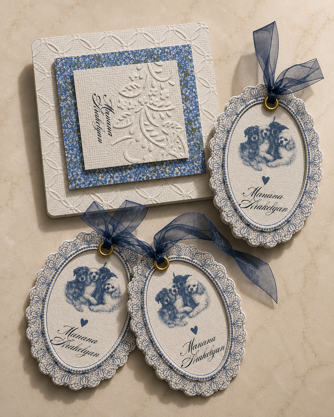 Luxury Embossed Stationery Set